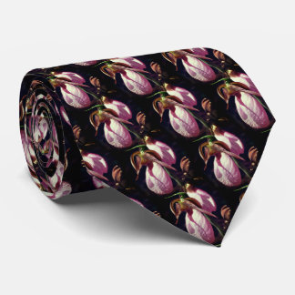 Corbata Naturaleza de la flor del par de las orquídeas de 
