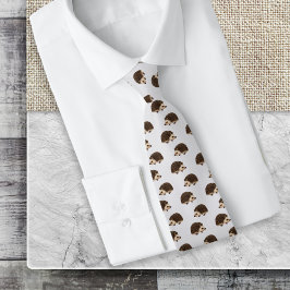 Corbata Naturaleza silvestre Hedgehog Patterada Platinum G