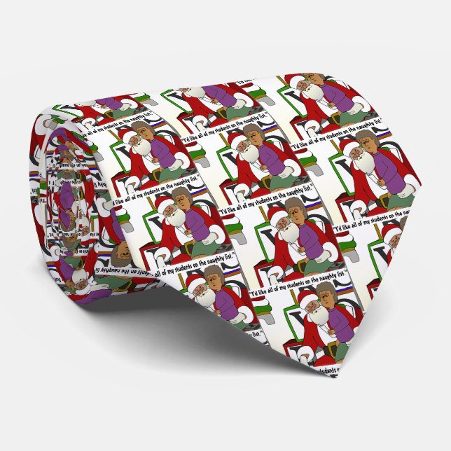 Corbata Naughty List Necktie (Enrollado)