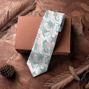 Corbata Nautical Beach Collage Sage ID840