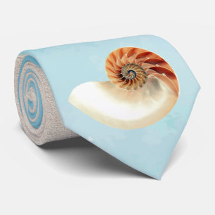 Corbata Nautilus Seashell and Sand