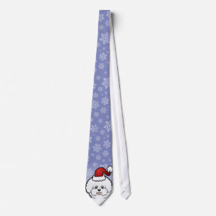 Corbata Navidad Bichon Frise