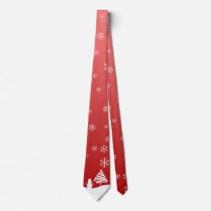 Corbata Navidad Blanca Invierno Maravilloso Muñeco de Niev