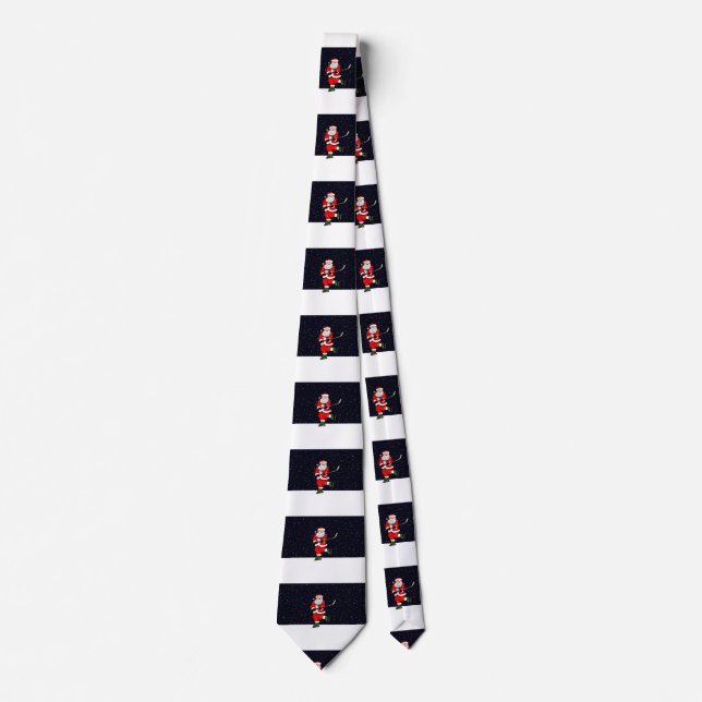 Corbata Navidad de hockey (Anverso)