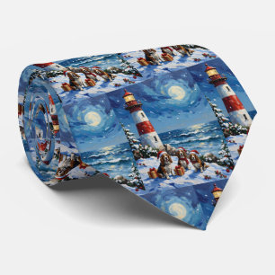 Corbata Navidad del Basset Hound Faro Fiesta
