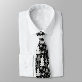 Corbata Navidad monocromática