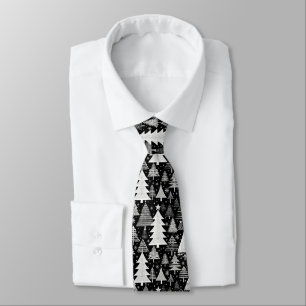 Corbata Navidad monocromática