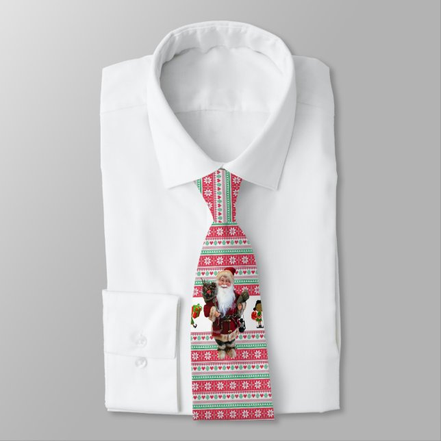 Corbata Navidad Te, Santa (Atado)