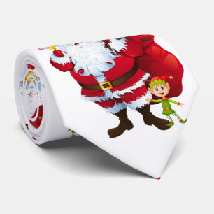 Corbata Navidad Te, Santa