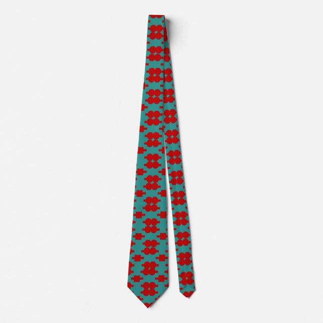 Corbata Navidades africanos cambian el patrón (Anverso)