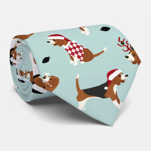 Corbata Navidades Beagles Blue