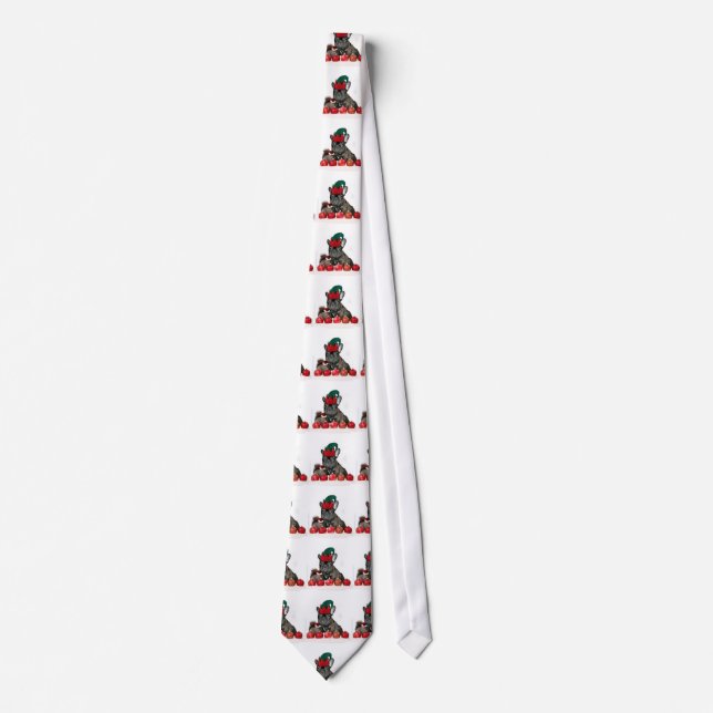 Corbata Navidades Bulldog francés (Anverso)
