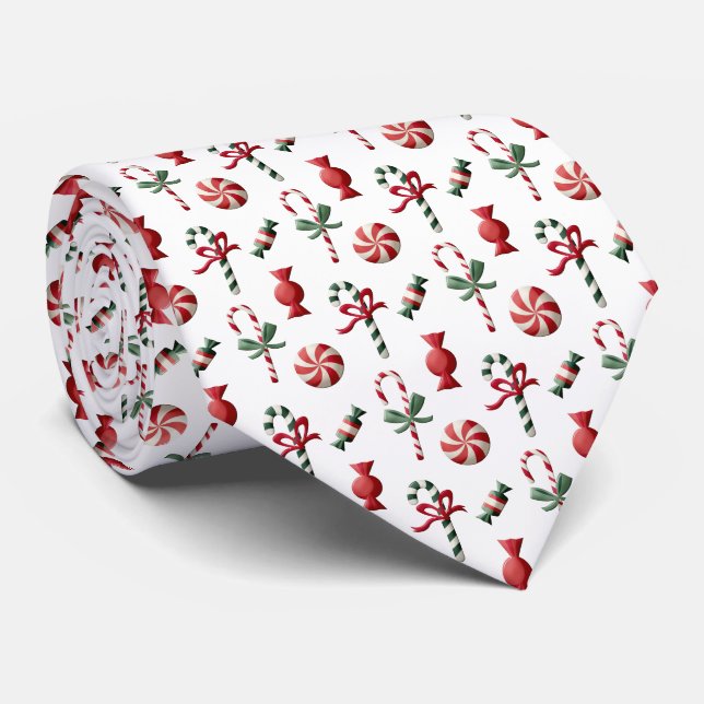 Corbata Navidades Candy (Enrollado)