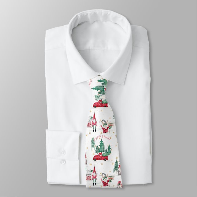 Corbata Navidades caprichosos engendran camiones de crianz (Atado)