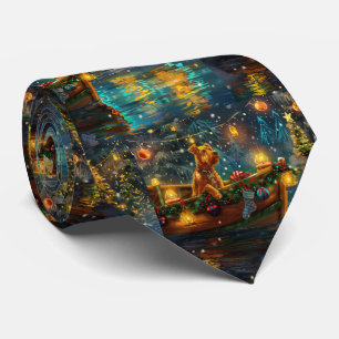 Corbata Navidades de Airedale
