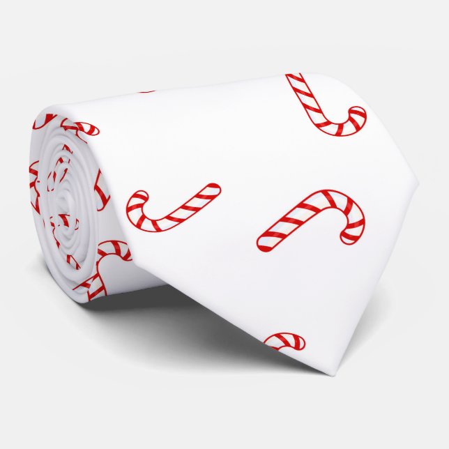 Corbata Navidades de Candy Cane (Enrollado)