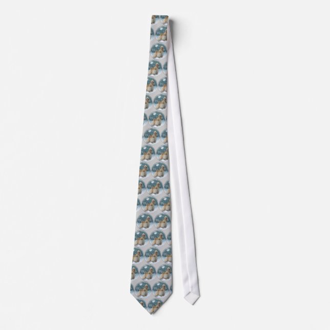 Corbata Navidades de Cocker Spaniel Regalos (Anverso)