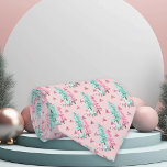Corbata Navidades de color azul de color rosa Aqua<br><div class="desc">Este diseño se puede personalizar eligiendo la opción Editar diseño. También puede transferir a otros artículos. Póngase en contacto conmigo en colorflowcreations@gmail.com o utilice la opción de chat en la parte superior de la página si desea tener este diseño en otro producto o necesita ayuda. Ver más de mis diseños...</div>