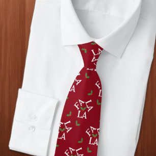 Corbata Navidades de Fa La Festive Holly