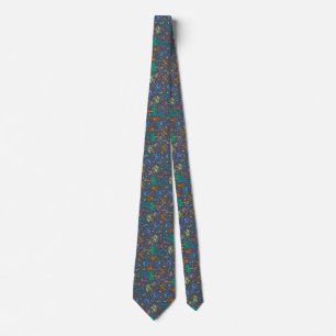 Corbata Navidades de fantasía náutica