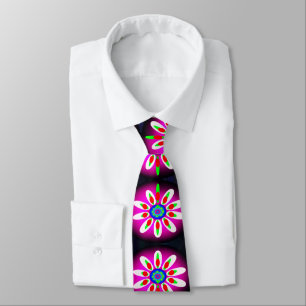 Corbata Navidades de flores digitales