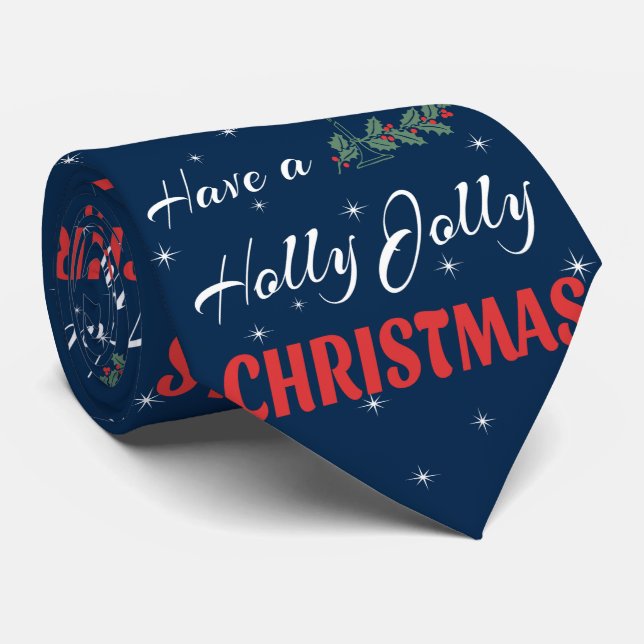 Corbata Navidades de Have Holly Jolly (Enrollado)