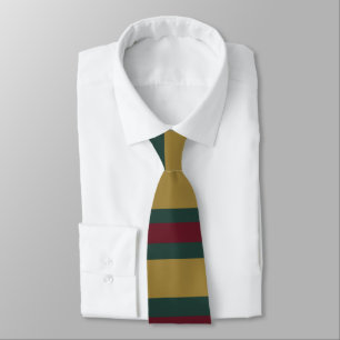 Corbata Navidades De Oro Y Rojo Verdes Candeados A Rayas