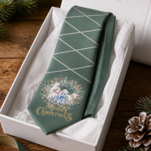 Corbata Navidades De Oso Polar Vieron El Nillo Del Cuello