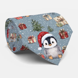 Corbata Navidades de Pingüino Infantil