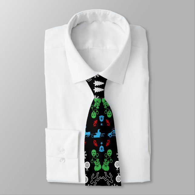 Corbata Navidades de policía decorativos (Atado)