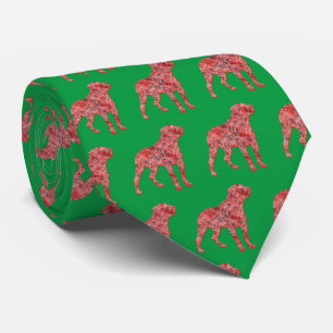 Corbata Navidades de Rottweiler Perro Silhouette Cuello Ve