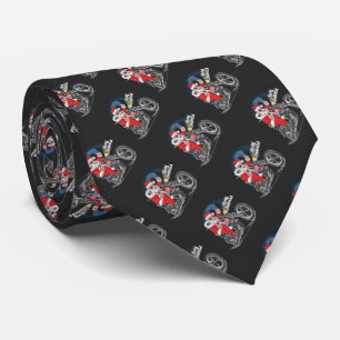 Corbata Navidades de Santa Biker