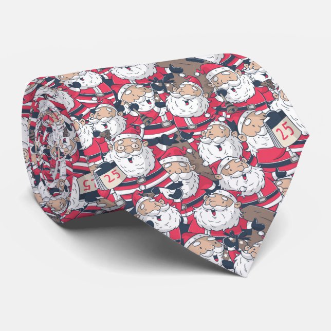 Corbata Navidades de Santa Claus Neck Tie (Enrollado)