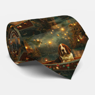 Corbata Navidades del Hound de Basset