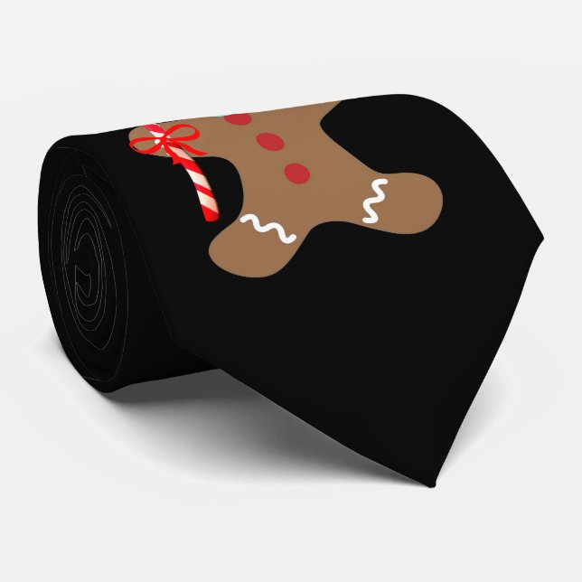 Corbata Navidades divertidos y cómodos enfrentan la máscar (Enrollado)