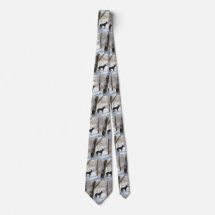 Corbata Navidades Doberman Pinscher Let It Snow
