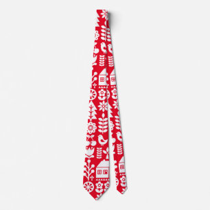 Corbata Navidades escandinavos nórdicos