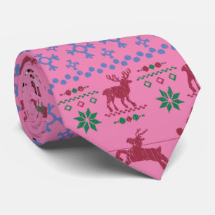 Corbata Navidades feos estilo suéter Thunder_Cove
