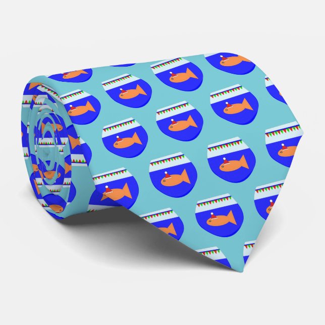 Corbata Navidades Fiesta Goldfish Tie (Enrollado)
