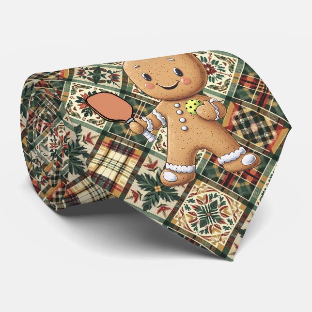 Corbata Navidades groseros marchan por Gingerbread (Enrollado)