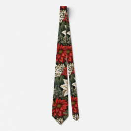 Corbata Navidades Holly Flowers