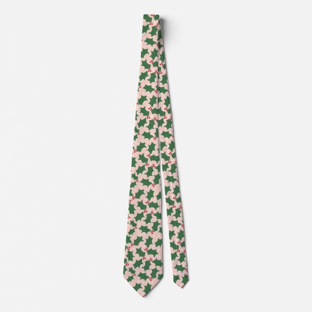 Corbata Navidades Holly Tie (Anverso)