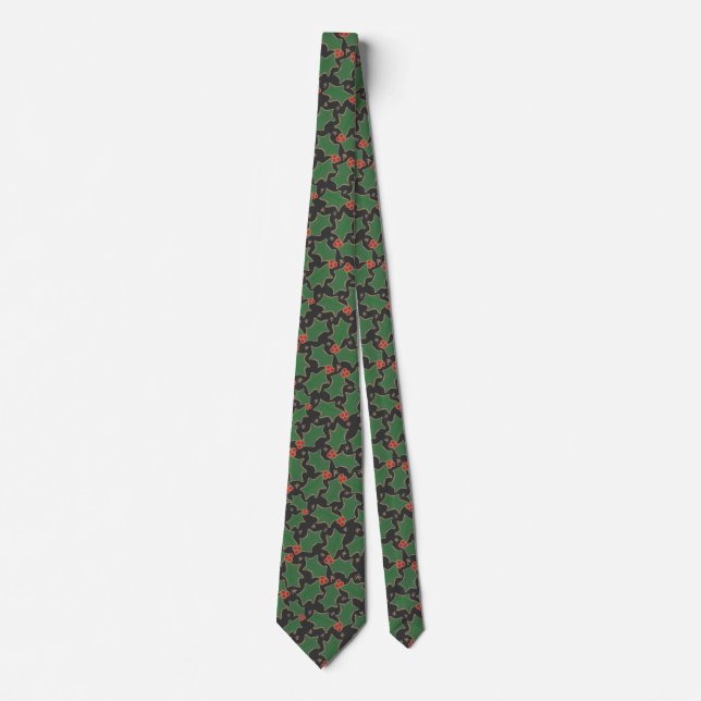 Corbata Navidades Holly Tie (Anverso)