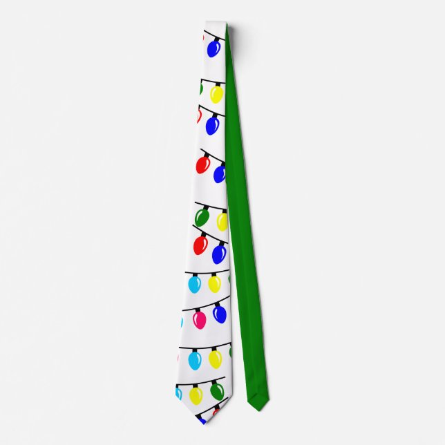 Corbata Navidades Iluminan El Nillo Del Cuello (Anverso)
