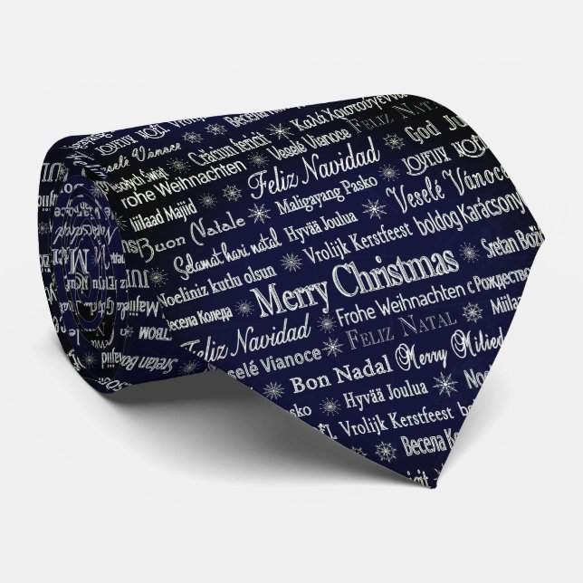 Corbata Navidades internacionales (Enrollado)