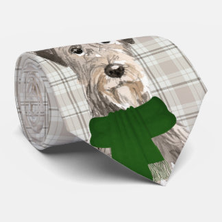 Corbata Navidades irlandeses de la talla de perro lobo Lov