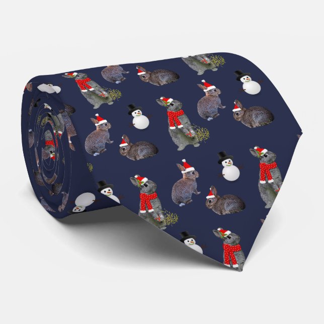 Corbata Navidades Kits Fiesta Tie (Armada) (Enrollado)