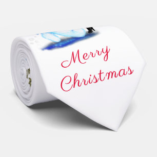 Corbata Navidades marcan a Snowman y baile Chica