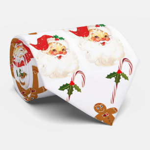 Corbata Navidades Mensweaer Holiday Vintage Santa