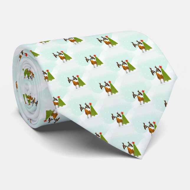 Corbata Navidades Moose (Enrollado)